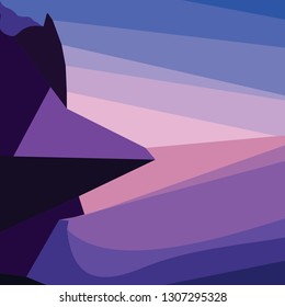 abstract valley background