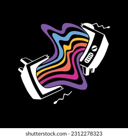 abstract vaporwaves aestethic background vector