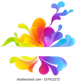 Abstract Varicolored Bubbles Background