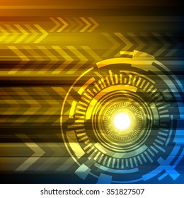 Abstract varicolored vector hi speed internet technology background