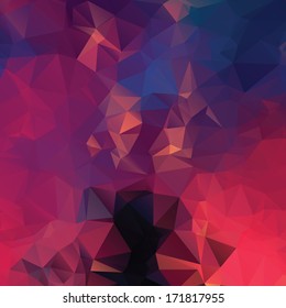 Abstract varicoloured background polygonal. Modern Design