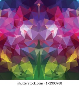 Abstract varicoloured background polygonal. Modern Design