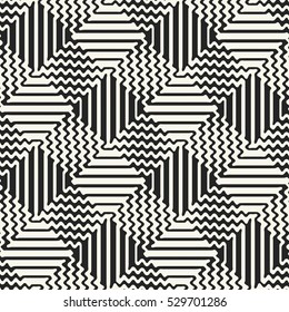 Abstract variegated checked background. Seamless pattern.