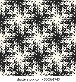 Abstract variegated geometric motif. Seamless pattern.