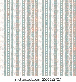 Abstract variegated MULTI dobby stripe washed textured background. Seamless pattern on olive green textured background.
