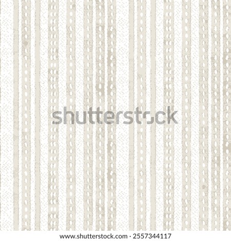 Abstract variegated MULTI dobby stripe washed textured background. Seamless pattern on light beige background.