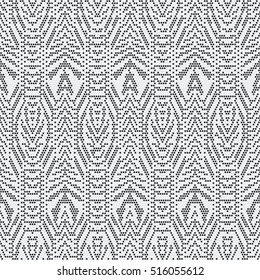 Abstract variegated ornament textured background. Seamless pattern.