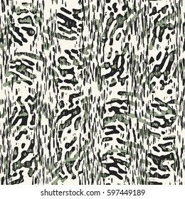 Abstract variegated stroke textured background. Seamless pattern.