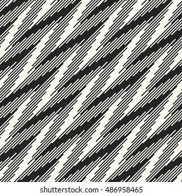 Abstract variegated zigzag motif textured background. Seamless pattern.