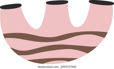 Jarrón Abstractas Para La Ilustración vectorial De Las Flores