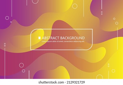 Diseño de papel pintado de fondo amarillo de vectores abstractos