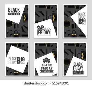 Abstract vector 2016 Black Friday layout background. For creative art design, list, page, mockup theme style, banner, concept idea, cover, sale booklet, print, deal flyer, blank, card, ad, sign, sheet