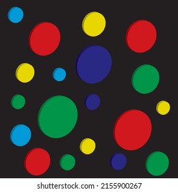 Abstract vector 3D bubbles Background