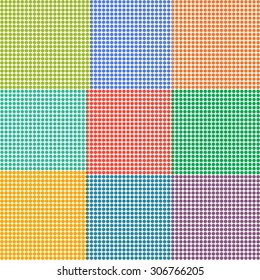 abstract vector 9 colorful squares made in the art circle. wallpaper. cloth. tile. tile. background. Web.