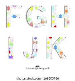 Abstract vector alphabet, part II. Eps10.