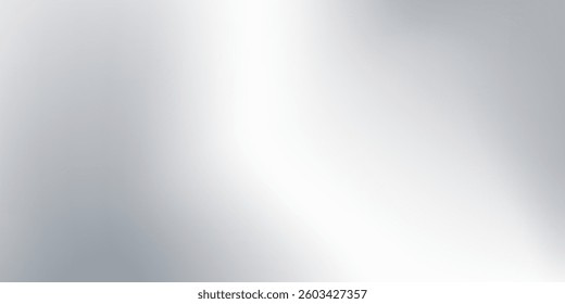 Abstract vector aluminum grey sheet with reflection. Platinum and titanium modern abstract art simple