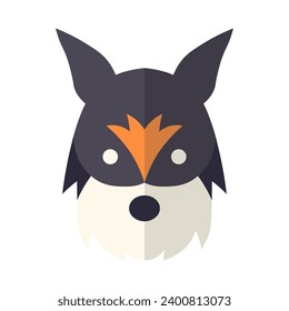 Abstract vector animal icon on white background