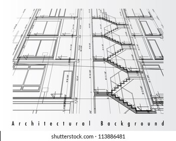 Abstract vector architectural background.