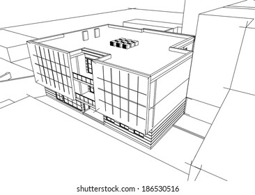 abstract vector architecture background