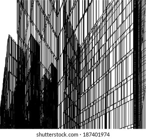 abstract vector architecture buildings
