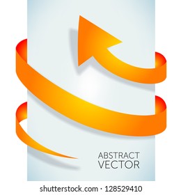 Abstract vector arrow