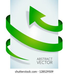 Abstract vector arrow
