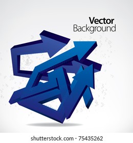 abstract vector arrow background