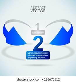 Abstract vector arrows