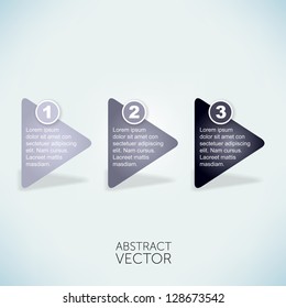 Abstract vector arrows