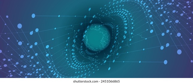Abstract vector art background. Futuristic technology style. Elegant background for business tech presentations.