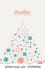Abstract vector art background/Brochure cover design/Geometrical texture/Graphic motion pattern/Baby shower invites