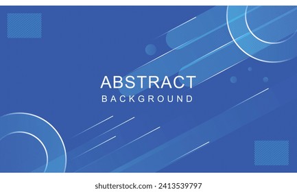 Abstract vector art with a blue background color