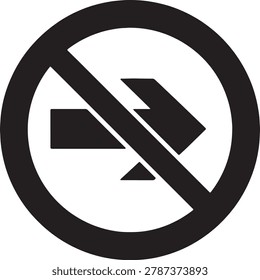 Abstract vector art illustrating a forbidden transaction symbol, perfect for depicting restricted movement, disallowed transfers, or no entry zones in various digital and print designs.