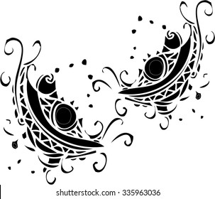 abstract vector art of imagination design