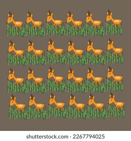 Abstract vector art pattern design.