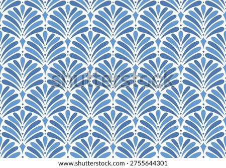 Abstract vector art seamless pattern. Vintage victorian background. Geometric retro illustration.