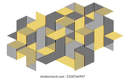 Resumen vectorial fondo geométrico artístico, fondo de pared de arte dinámico, diseño de geometría neo, decoración rítmica.