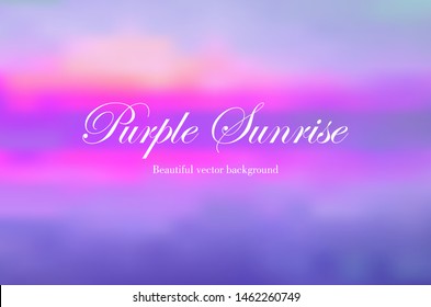 Abstract vector artwork. Blurred gradient mesh background in soft colors. Colorful smooth banner template.