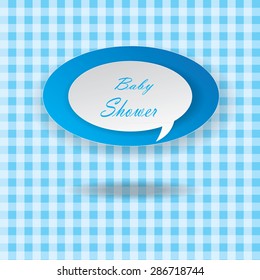 Abstract vector baby shower labels