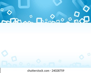 Abstract vector bacground with cubes for presentation.