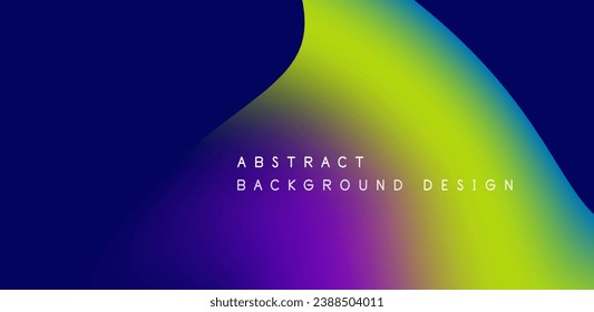 Abstract vector backdrop with fluid, geometric elements. Harmonious blend of form and color, evoking dynamic and captivating visual landscape for wallpaper, banner, background, landing page