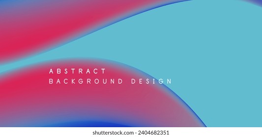 Abstract vector backdrop with fluid, geometric elements. Harmonious blend of form and color, evoking dynamic and captivating visual landscape for wallpaper, banner, background, landing page