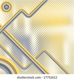 abstract vector backdrop with half tone effect