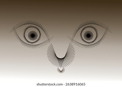 abstract vector background animal, art, background, banner, beauty, black, cartoon, cat, circle, concept, cute, dark, design, digital, drawing, embroidery, engraving, eye, eyeball, eyelash, face.