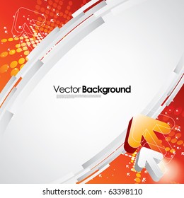 abstract vector background with arrows