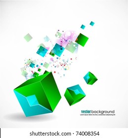 abstract vector background with arrows