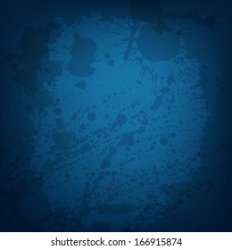 Abstract vector background with artistic grunge stains