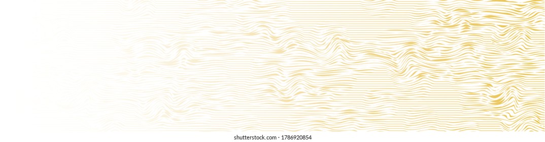 abstrakter Vektorhintergrund-Banner mit goldenen Linien