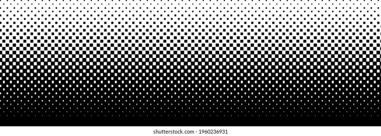 Abstract vector background, banner. Halftone dots, fading dot effect.