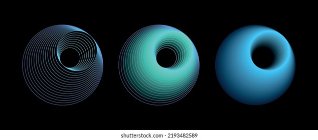 Abstract vector background for banners and web design. Image of funnel-shaped lines
